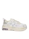 Premiata Draked' White Leather Sneakers In White
