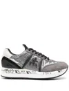 Premiata Round Head Low-cut Casual Shoes In Gray