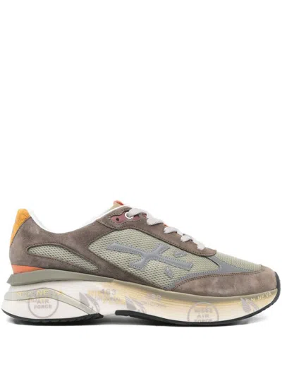 Premiata Moerun 7871 Lace-up Sneakers In Neutral