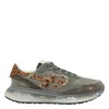 Premiata Lauryn Sneakers Suede And Fabric Design In Green