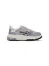 Premiata Low Top Sneakers Mesh Panels In Grey