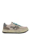 Premiata Sneakers In Fabric And Suede