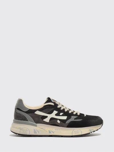 Premiata Lace-up Sneakers In Black