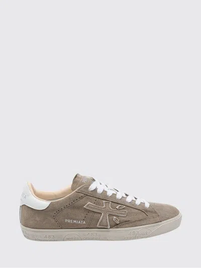 Premiata Sneakers  Men Color Beige In Brown