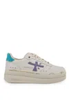 Premiata Sneakers Micol 7443 In Bianco/viola