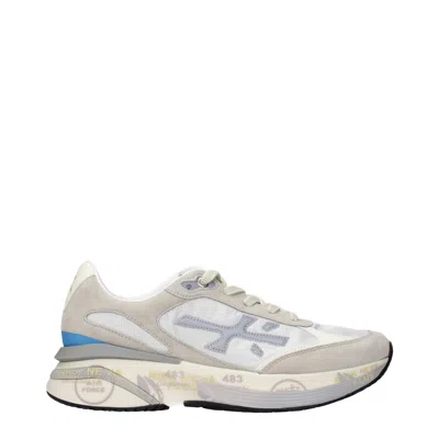Premiata Sneakers Moe Run Men Fabric Grey In Gray