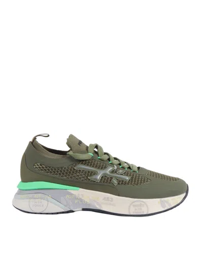Premiata Sneakers Moerun Military Green In Multi
