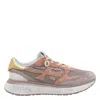 Premiata Lauryn Sneakers With Contrast Panel And Metallic Accent In Pink
