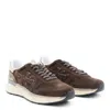 Premiata Casual Low Top Sneakers With Suede Upper In Multi