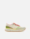 Premiata Lauryn Multicolor Leather Blend Sneakers In Multicolour
