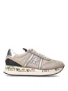 Premiata Conny Leather Sneakers In Negro