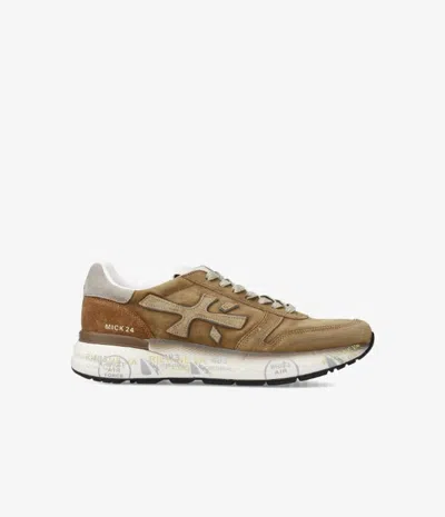 Premiata Mick Suede Sneakers In Brown