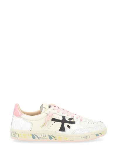 Premiata Bsktclad Strapped Low-top Casual Shoes In Multi