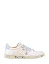 Premiata Bsktclad Strapped Low-top Casual Shoes In Offwhite