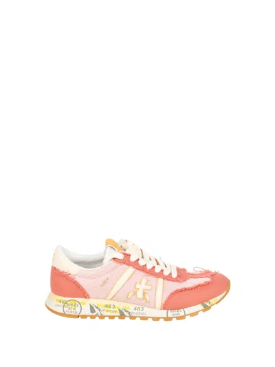 Premiata Sneakers Pink In Multi