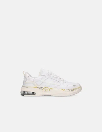 Pre-owned Premiata Sneakers  Man Drake 299 In White