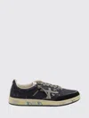 Premiata Bsktclay Leather Sneakers In Multi