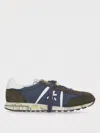 Premiata Blue Lucy 7525 Sneakers In Green