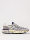 Premiata Mick Sneakers In Grey Suede And Fabric In Gray