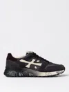 Premiata Mick Sneakers In Grey Suede And Fabric In Grau