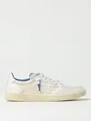 Premiata Bskt Clay Sneakers In Beige Leather In White