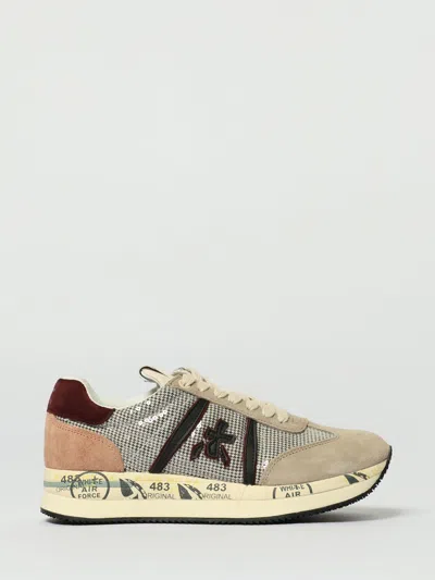 Premiata Sneakers  Woman Color Beige In Multi