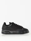 Premiata Shearling-lined Lace-up Trainers In Schwarz 1