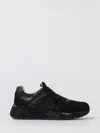 Premiata Black Logo Sneakers In Black