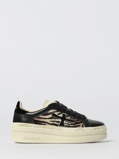 Premiata Sneakers Claudia 7754 In Animal Print