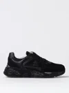 Premiata Casual Low Top Sneakers With Fabric Upper In Black