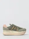Premiata Women's Beth 6956 Sneakers In Khaki Pink In Green