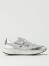 Premiata Low Top Sneakers Mesh Panels In Silber