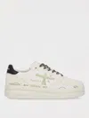 Premiata Logo-print Platform Sneakers In White