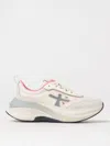 Premiata Hill 7509 Sneaker With Suede And Nylon Accents In White