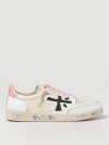 Premiata Bsktclad Strapped Low-top Casual Shoes In White