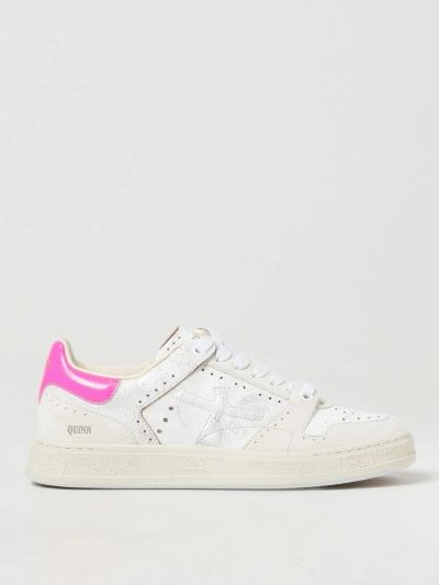 Premiata Quinn Leather Sneakers In Black