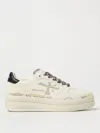 Premiata Logo-print Platform Sneakers In White