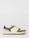 Premiata Low-top Sneaker With Spotted Animal Print And Textured Sole In Multi