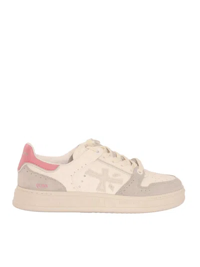 Premiata Sneakers Quinnd Offwhite In Neutral