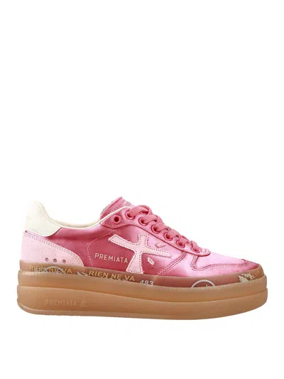 Premiata Sneakers Rosa In Nude