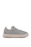 Premiata Quinnd 6946 Glitter Sneakers In Silver