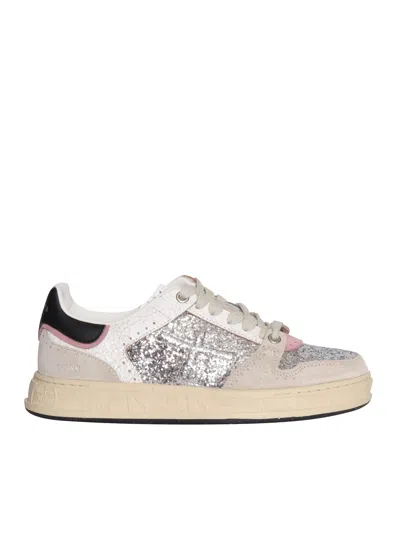 Premiata Trainers In Silver