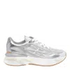 Premiata Chunky Silver Sneakers With Removable Insole In Silver