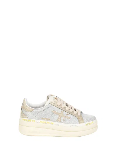 Premiata Sneakers Silver In Multi