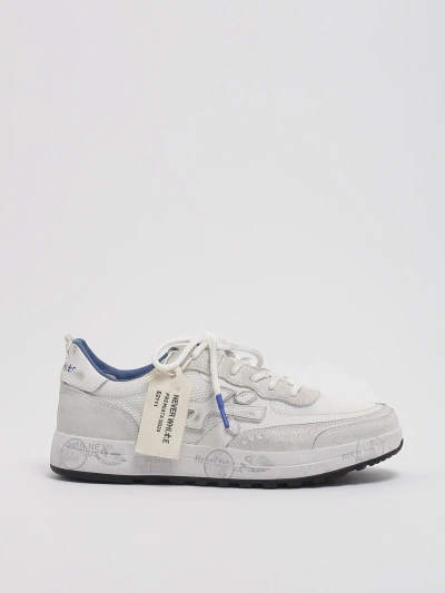 Premiata Sneakers Sneaker In White/blue