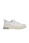 Premiata Low Top Sneakers Perforated Toe In White
