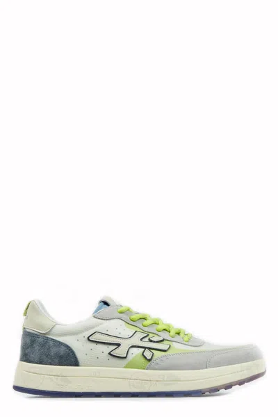 Premiata Sneakers White In Green