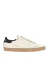 Premiata Perforated-detail Leather Sneakers In White