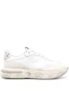 Premiata Panelled Low-top Sneakers In White
