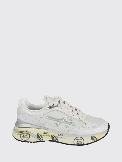 Premiata Sneakers Woman Color Brown In White